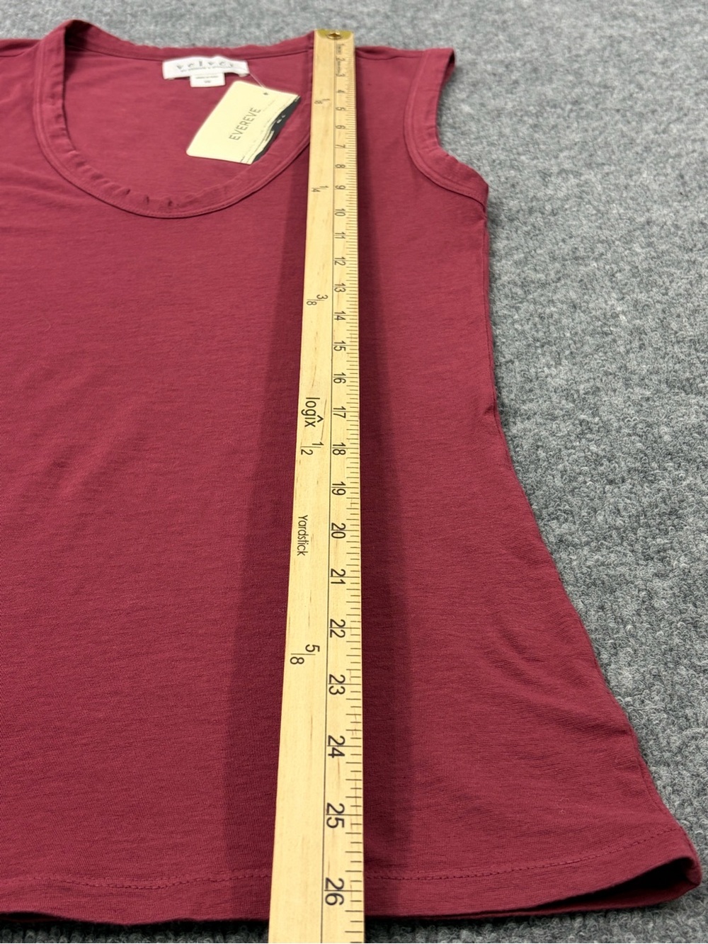 Evereve | Velvet by Graham & Spencer Rose Estina Scoop Neck Sleeveless Tank | XS - Picture 12 of 13